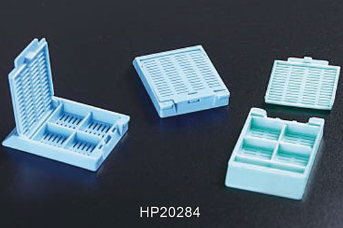 后開蓋可拆卸長條孔組織包埋盒（四格）